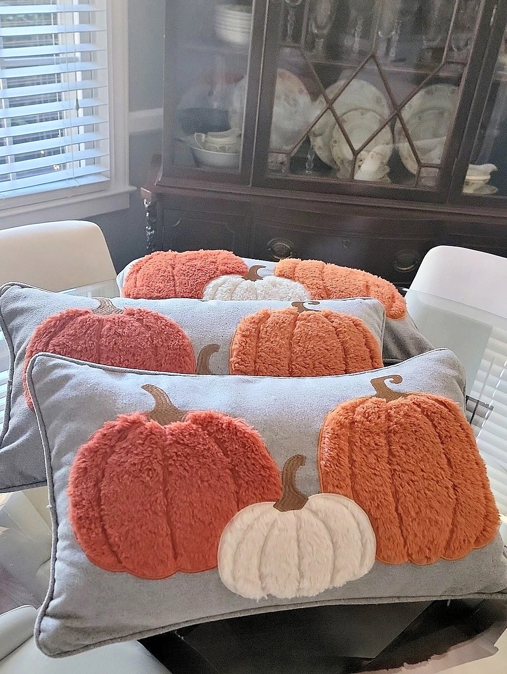 The Prairie by Rachel Ashwell Pumpkin pillow Pumpkin Accent Pillow Set Gray